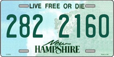 NH license plate 2822160