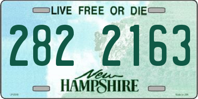 NH license plate 2822163