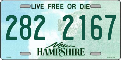 NH license plate 2822167
