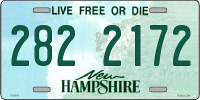 NH license plate 2822172