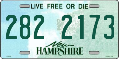 NH license plate 2822173