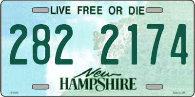 NH license plate 2822174