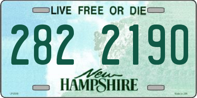 NH license plate 2822190