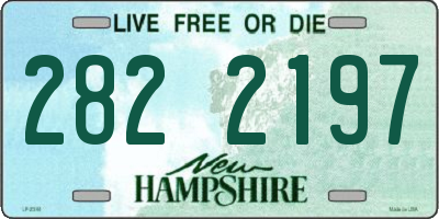 NH license plate 2822197