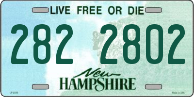 NH license plate 2822802