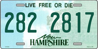 NH license plate 2822817