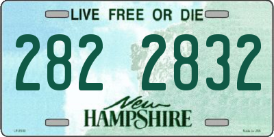 NH license plate 2822832