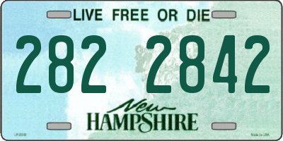 NH license plate 2822842