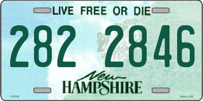 NH license plate 2822846