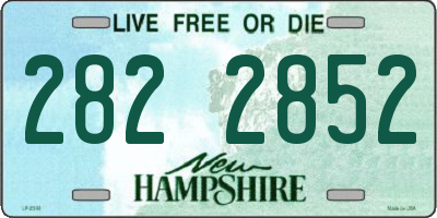 NH license plate 2822852