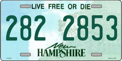 NH license plate 2822853
