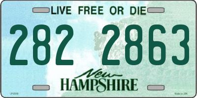 NH license plate 2822863