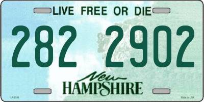 NH license plate 2822902