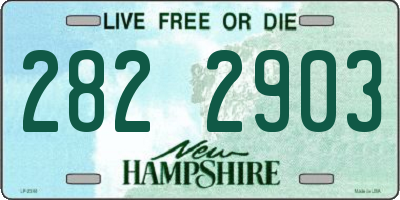 NH license plate 2822903