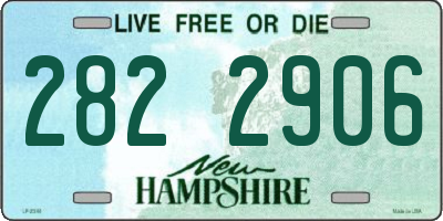 NH license plate 2822906