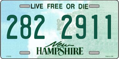 NH license plate 2822911