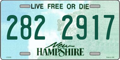 NH license plate 2822917
