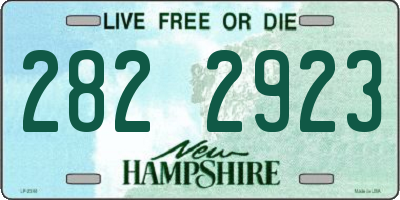 NH license plate 2822923