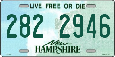 NH license plate 2822946