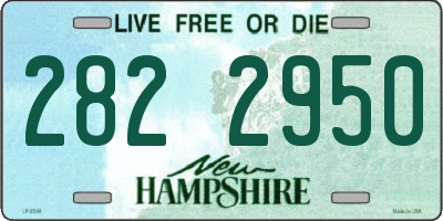 NH license plate 2822950