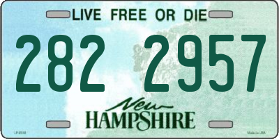NH license plate 2822957
