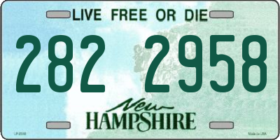 NH license plate 2822958