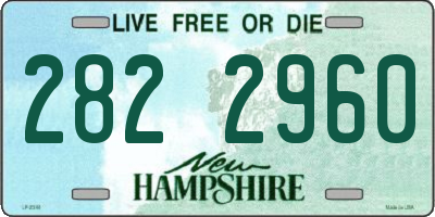 NH license plate 2822960