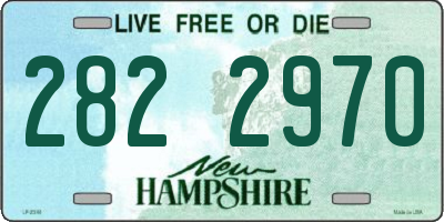 NH license plate 2822970