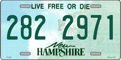 NH license plate 2822971