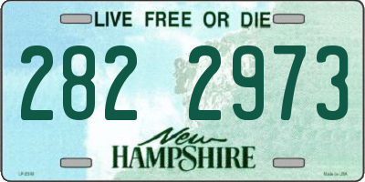 NH license plate 2822973