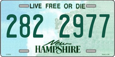 NH license plate 2822977