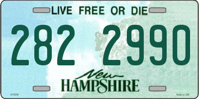 NH license plate 2822990