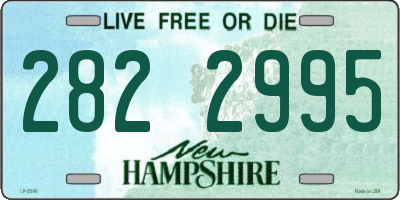 NH license plate 2822995