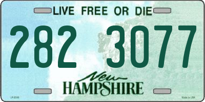 NH license plate 2823077