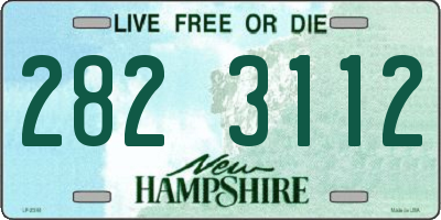 NH license plate 2823112