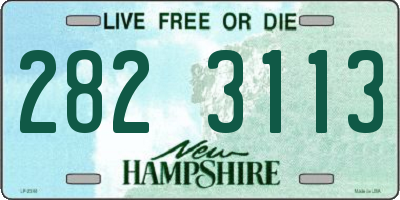NH license plate 2823113
