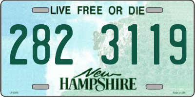 NH license plate 2823119