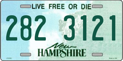 NH license plate 2823121