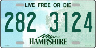 NH license plate 2823124