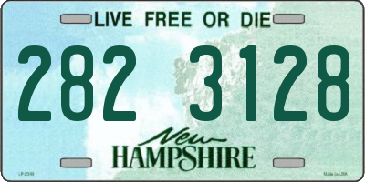 NH license plate 2823128