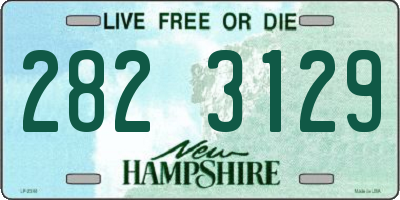 NH license plate 2823129