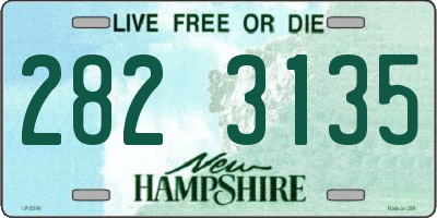 NH license plate 2823135