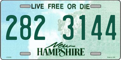 NH license plate 2823144
