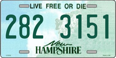NH license plate 2823151