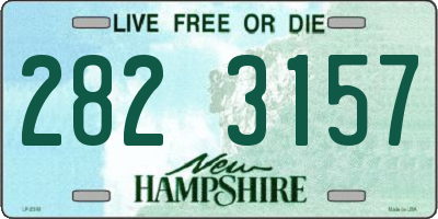 NH license plate 2823157