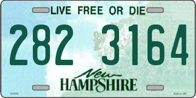 NH license plate 2823164