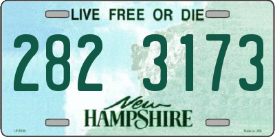 NH license plate 2823173