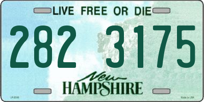 NH license plate 2823175
