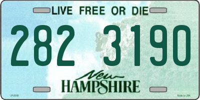 NH license plate 2823190