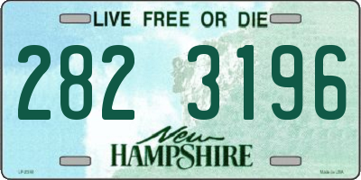 NH license plate 2823196